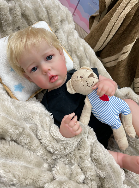 "Sonny" – 22Inch Reborn Baby Doll (Boy or Girl) Full Body Silicone Vinyl
