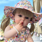 "Marley" - 22 Inch Full Body Silicone Reborn Doll with Curly Brown Hair