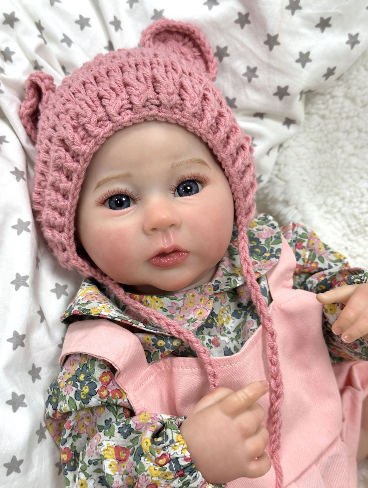 "Brielle" – 20 Inch Newborn Reborn Baby Girl Silicone Vinyl Doll Awake