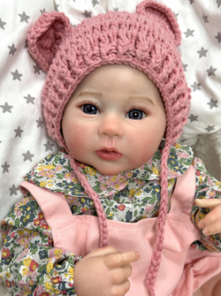 "Brielle" – 20 Inch Newborn Reborn Baby Girl Silicone Vinyl Doll Awake