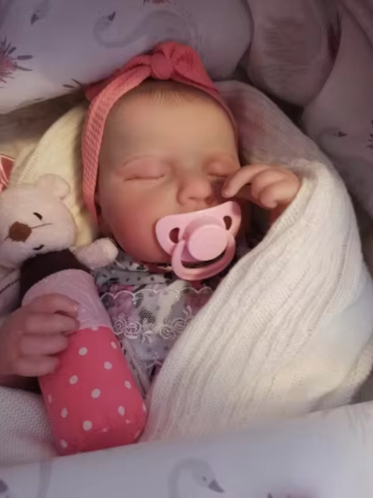 "Ivy & Rose" - 20 Inch LouLou Twin Girl Reborn Baby Dolls Silicone Vinyl Body or Cloth Body