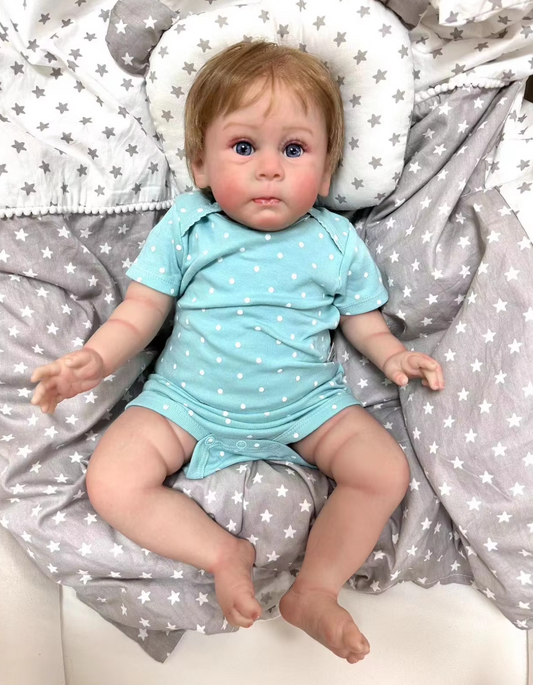 "Angus" – 24 Inch Realistic Reborn Baby Doll Boy Weighted Cloth Body