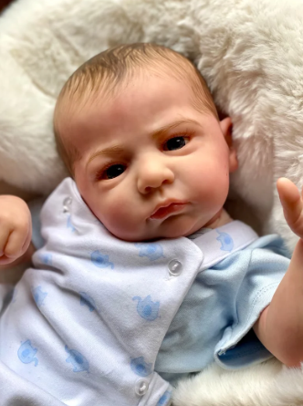 "Nova" - 20 Inches Bebe Reborn Full Silicone Vinyl Body Doll Boy or Girl