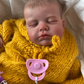 "Thea" - 19 Inch Sleeping Baby Girl Reborn Doll Soft Cloth Body