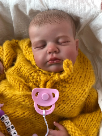 "Thea" - 19 Inch Sleeping Baby Girl Reborn Doll Soft Cloth Body