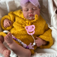 "Thea" - 19 Inch Sleeping Baby Girl Reborn Doll Soft Cloth Body