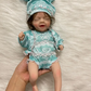 "Claire" - 12 Inch Mini Girl Reborn Baby Doll Soft Cloth Body