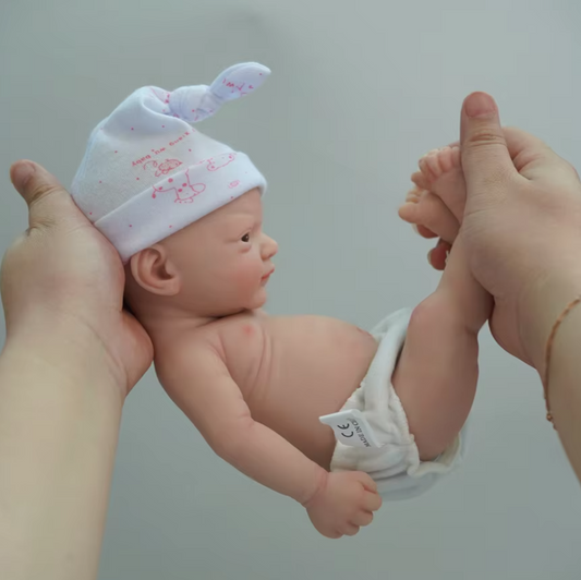 “Quinn” & “Jaxon” Mini 12 Inch Hyper Realistic Full Body Silicone Reborn Dolls Girl or Boy