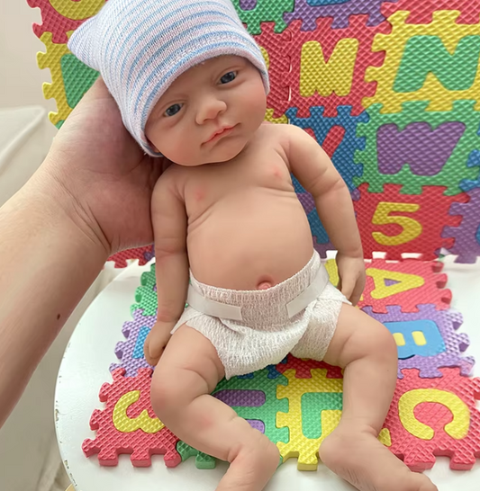“Quinn” & “Jaxon” Mini 12 Inch Hyper Realistic Full Body Silicone Reborn Dolls Girl or Boy