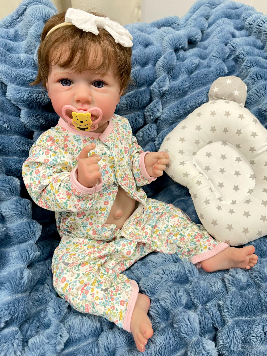 "Paige" – 22 Inch Full Vinyl Reborn Baby Girl Doll 3D Painted Skin