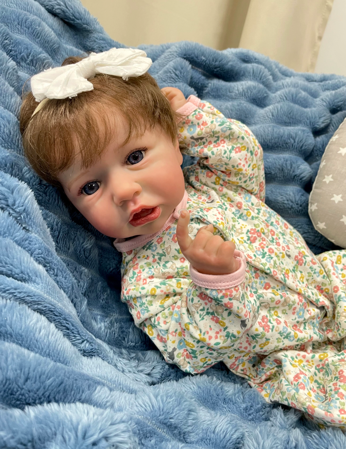 "Paige" – 22 Inch Full Vinyl Reborn Baby Girl Doll 3D Painted Skin