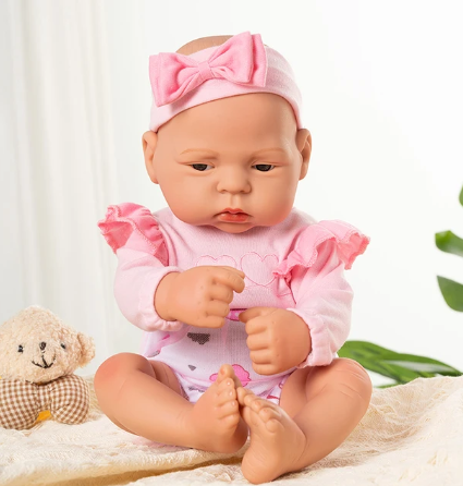 "Sophia" - 17 Inch Reborn Baby Girl Doll Newborn Light Weight Vinyl