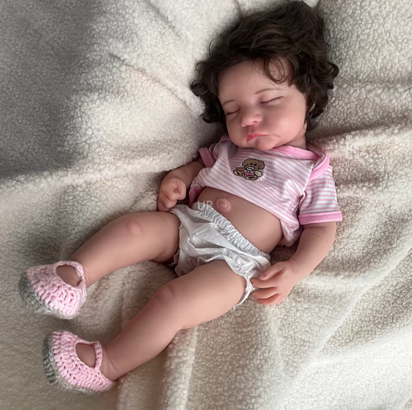 “Rosie” - 20 Inch Lifelike Full Body Soft Silicone Baby Girl Doll 3D Painted Visible Veins