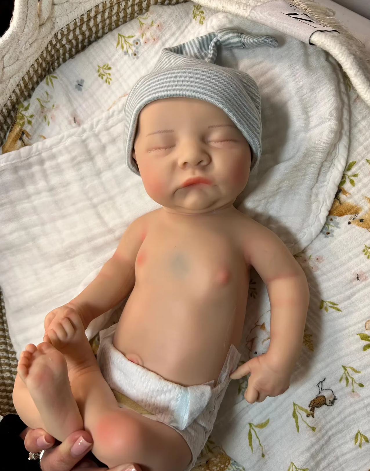 "Oliver" - 16 Inch Full Body Silicone Baby Boy Reborn Doll