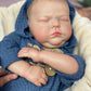 "Aria" - 20 Inch 3D Painted Reborn Baby Doll Girl Cloth Body