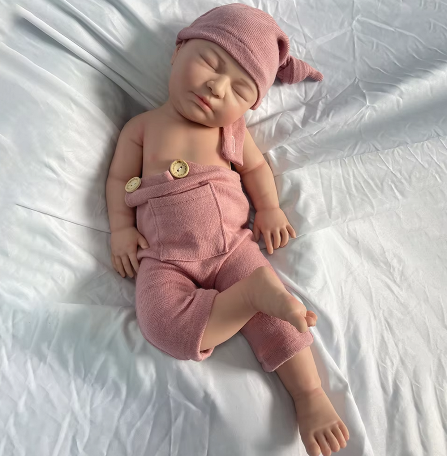 "Zoe"- 22 Inch Full Body Silicone Lifelike Reborn Doll Sleeping