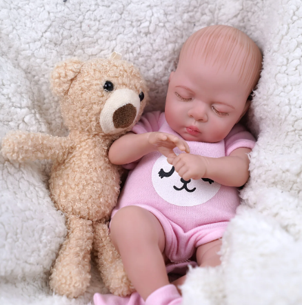 "Sadie" - 12 Inch Newborn Reborn Baby Girl Doll Light Weight Vinyl