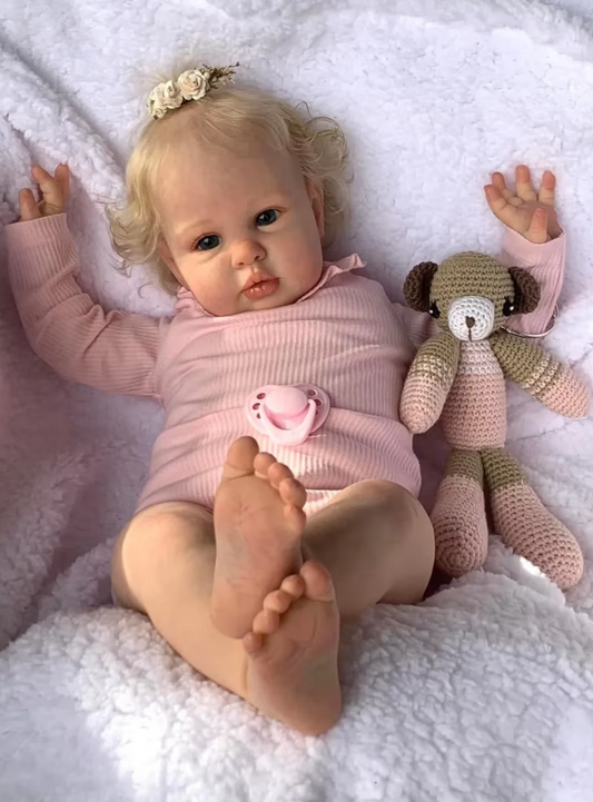 "Daisy" -  24Inch Lifelike Reborn Baby Girl Doll Soft Cloth Body