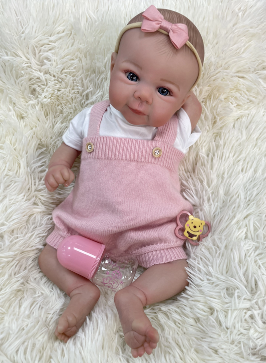 "Freya" - 19 Inch Reborn Baby Doll Soft Cloth Body Boy and Girl