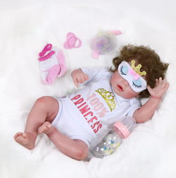 "Bella" – 21 Inch Reborn Baby Doll Girl Weighted Cloth Body