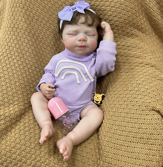 "Frankie" - 20 Inch Full Silicone Vinyl Body Bebe Reborn Doll  Boy & Girl