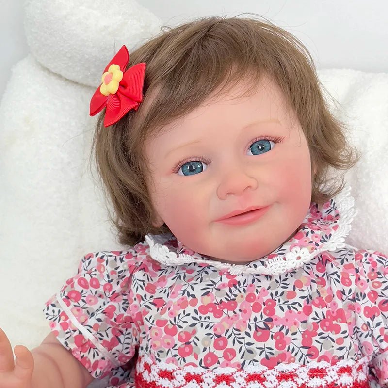 "Willow" - 24 Inch Silicone Reborn Doll Girl Cloth Body 3D Painted