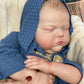 "Aria" - 20 Inch 3D Painted Reborn Baby Doll Girl Cloth Body