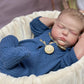 "Aria" - 20 Inch 3D Painted Reborn Baby Doll Girl Cloth Body