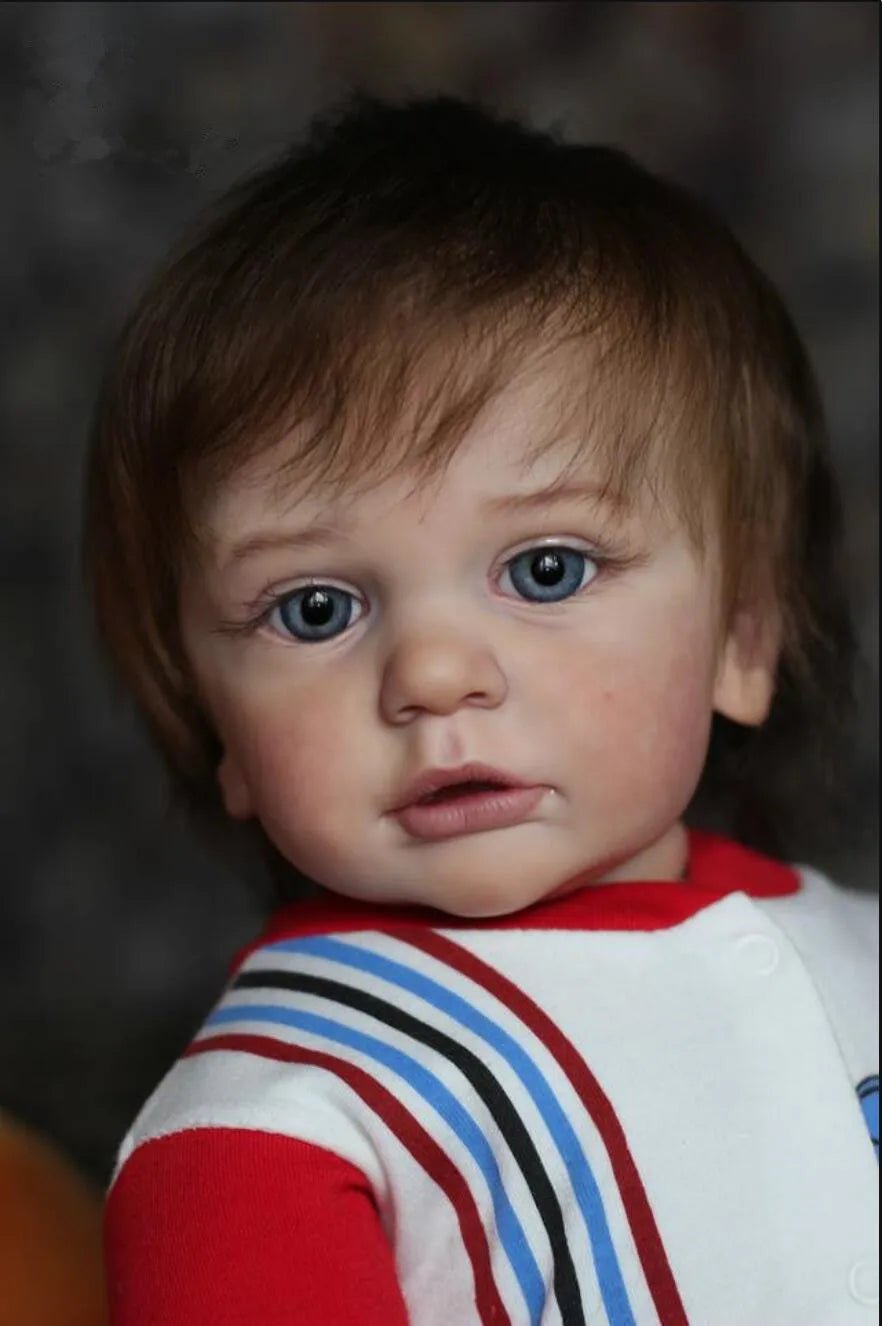 "Kai" –55cm Reborn Baby Doll with Soft Cloth Body 3D Painted