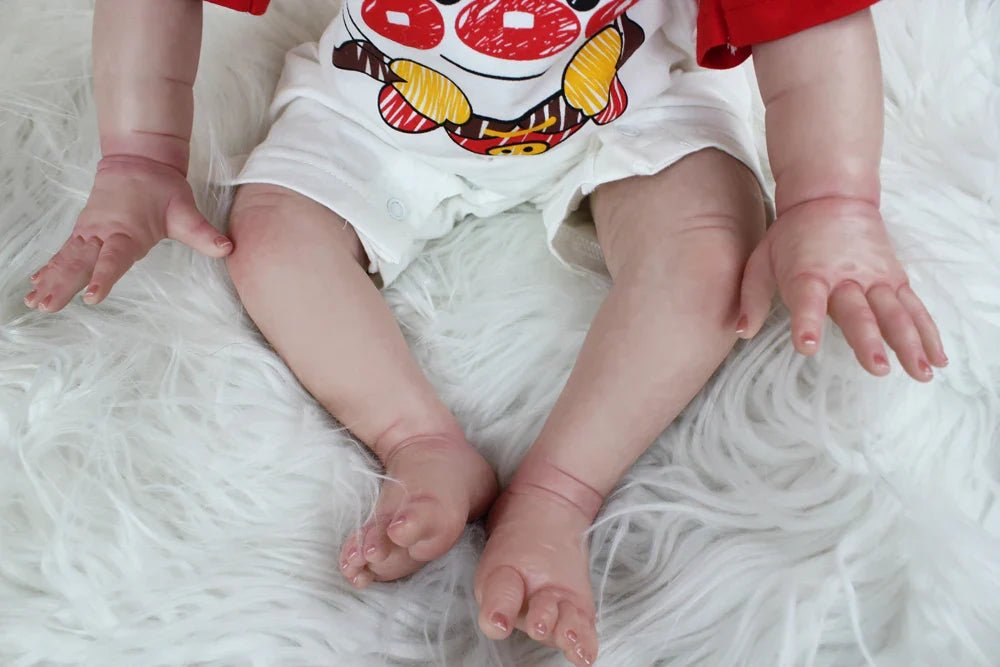 "Kai" –55cm Reborn Baby Doll with Soft Cloth Body 3D Painted