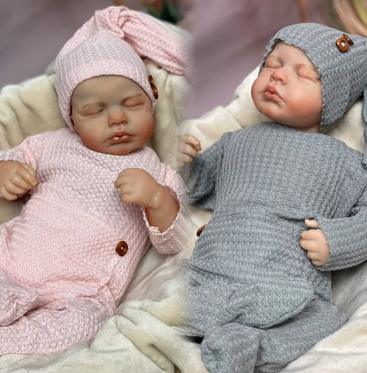 "Liam & Noah" - Twin Reborn Dolls Cloth Body Limited Edition