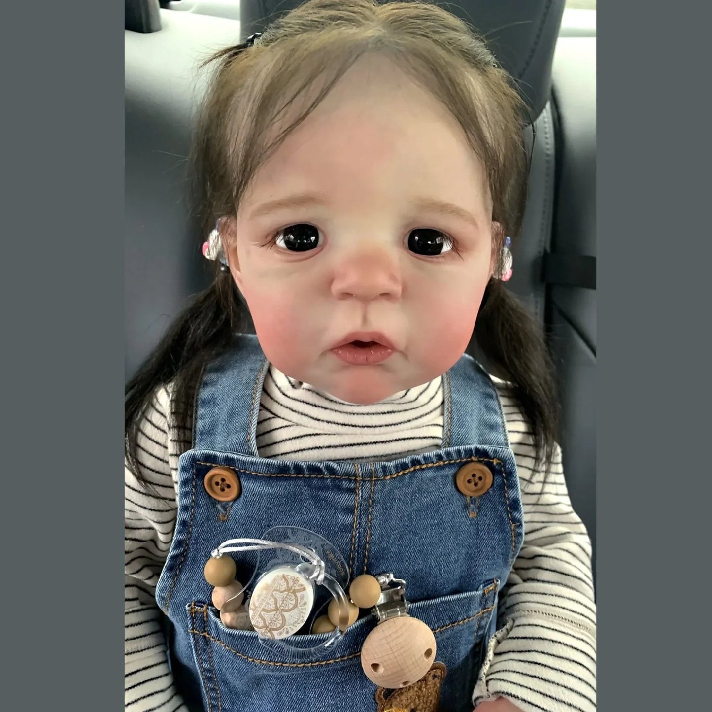 "Mia"- 66cm Lifelike Toddler Reborn Doll Cloth Body Realistic Veins
