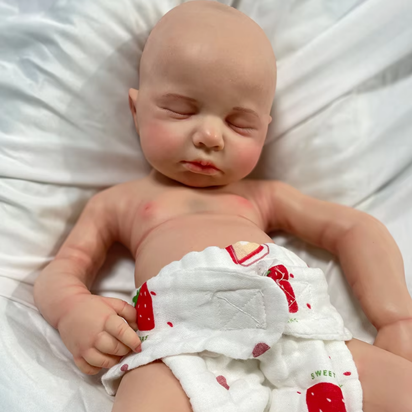 "Ava" –  20 Inch Full Body Silicone Reborn Doll Sleeping 3D Hand-Painted