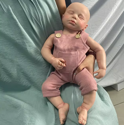 "Ava" –  20 Inch Full Body Silicone Reborn Doll Sleeping 3D Hand-Painted