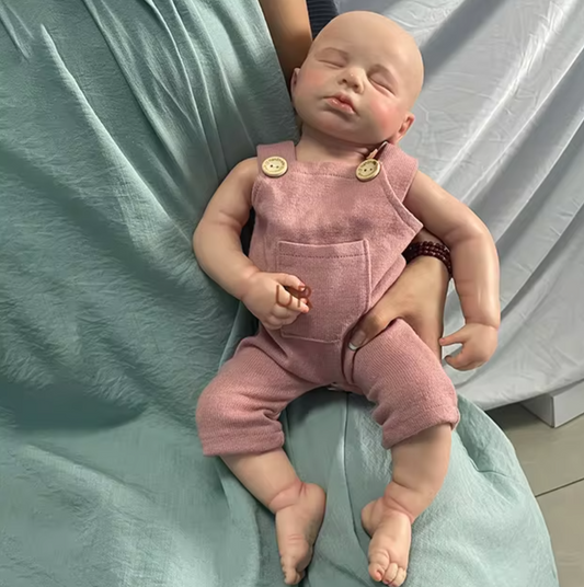 "Ava" –  20 Inch Full Body Silicone Reborn Doll Sleeping 3D Hand-Painted